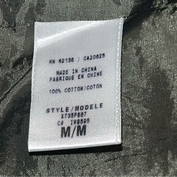 Guess Blazer Sports Jacket Corduroy Army Green Men's Size Medium Lined - Picture 9 of 10